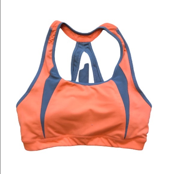 Athleta Stunner Sports Bra - Orange Size Small - Picture 9 of 10